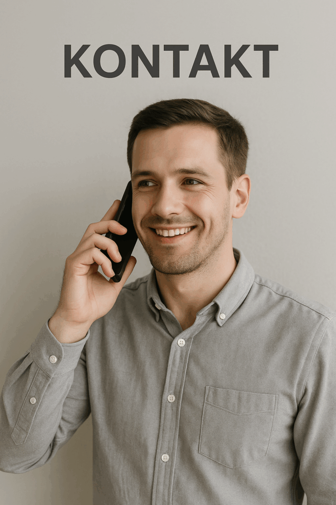 Mitarbeiter telefoniert – Kontakt Umzugsunternehmen Traunreut für Angebot oder Beratung